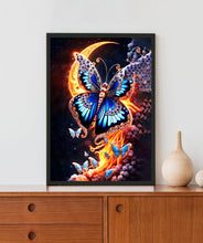 Load image into Gallery viewer, Electric Butterfly Acrylic LED Light Wall Art
