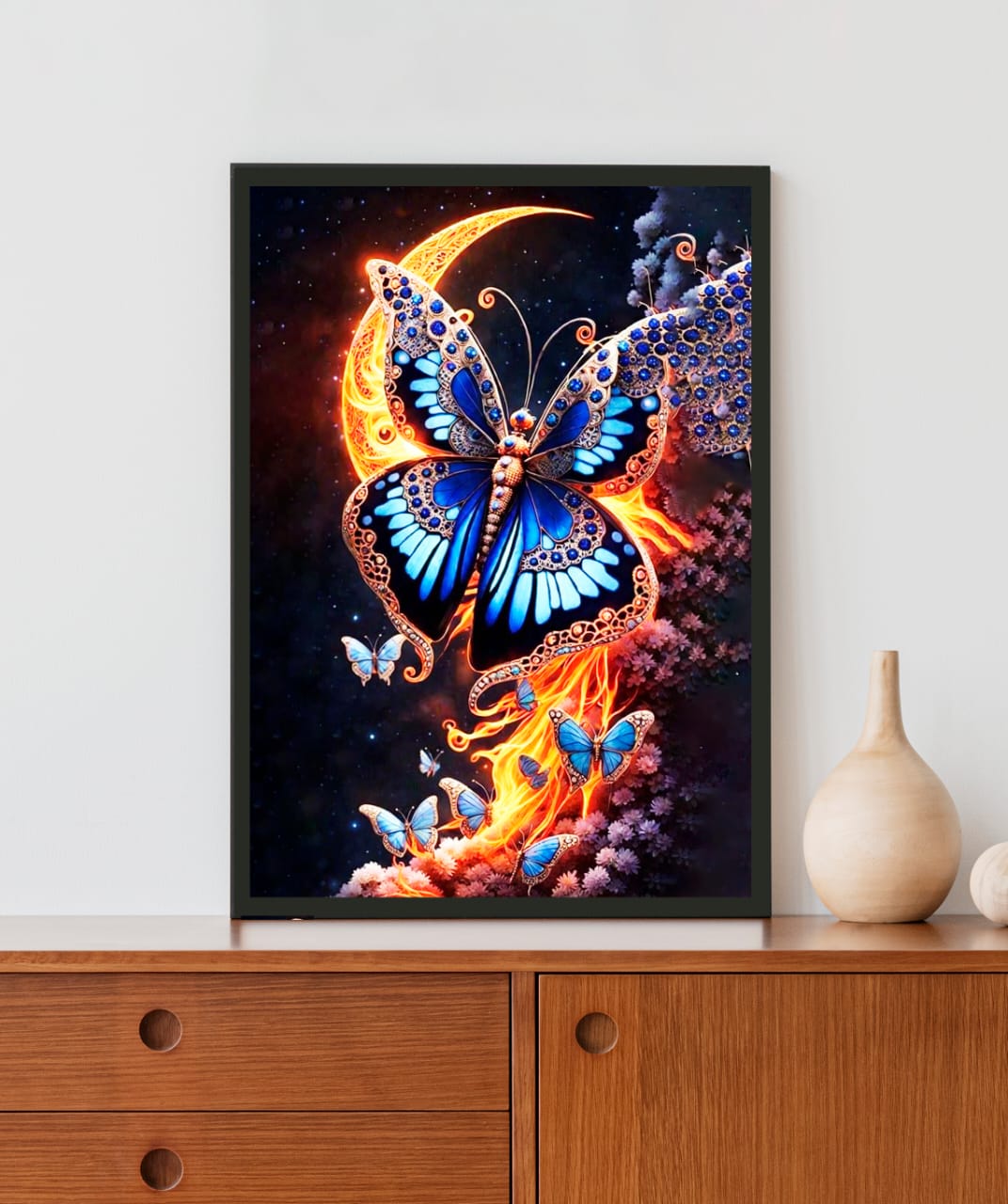 Electric Butterfly Acrylic LED Light Wall Art