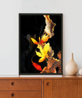 Colorful Flowers Acrylic LED Light Wall Art