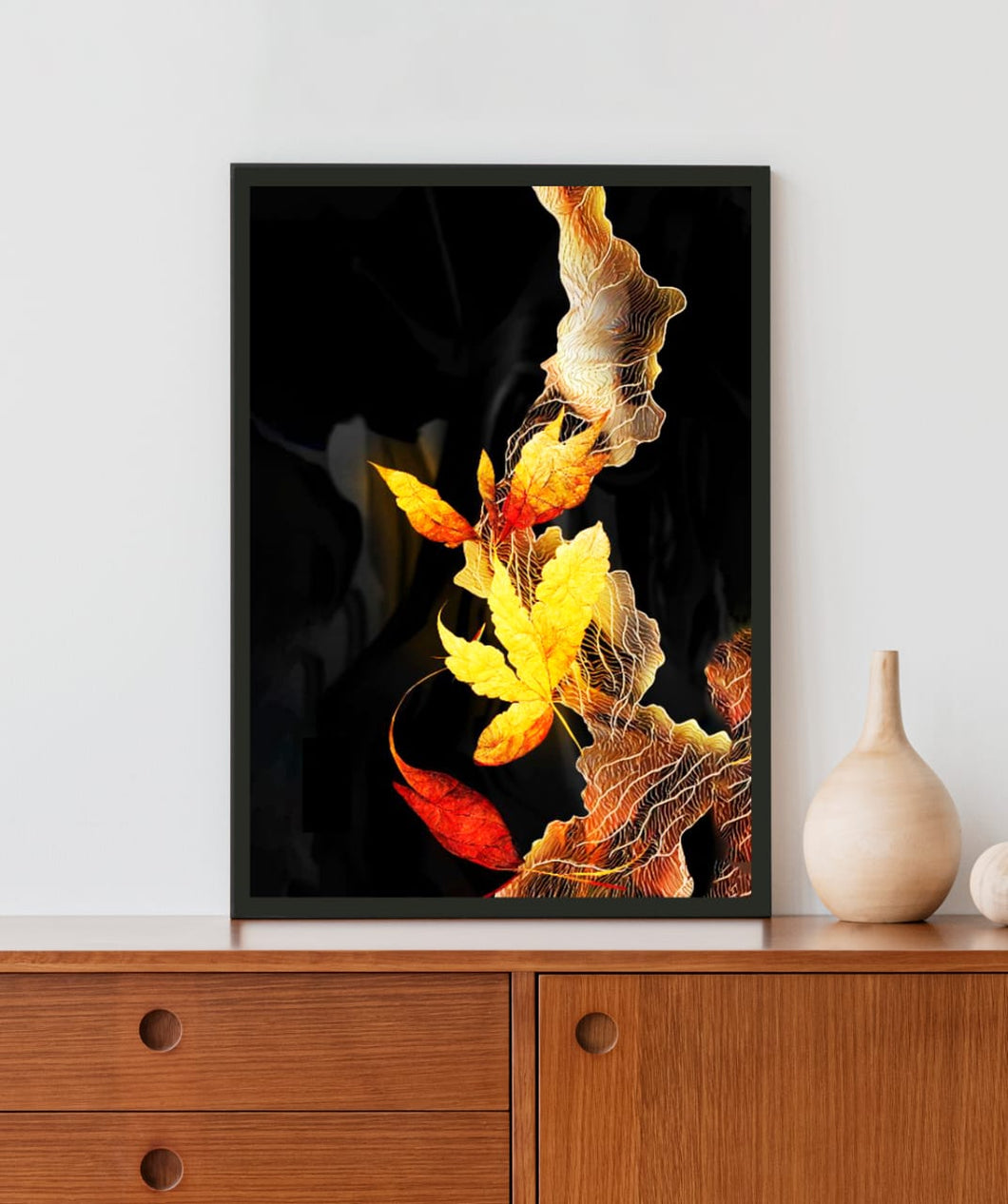 Colorful Flowers Acrylic LED Light Wall Art