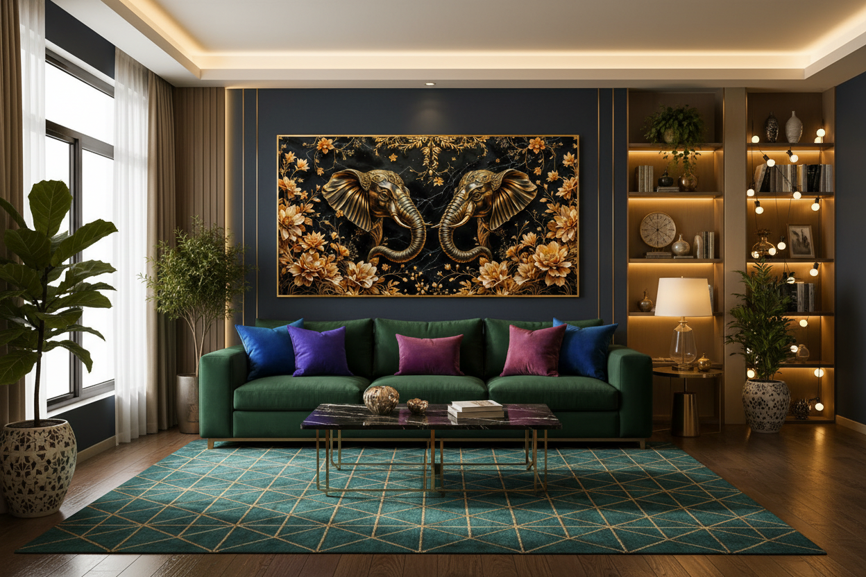 Sacred Bond Crystal Painting With LED