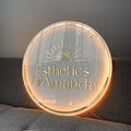 Custom Clear Acrylic Sign with Led Neon Light