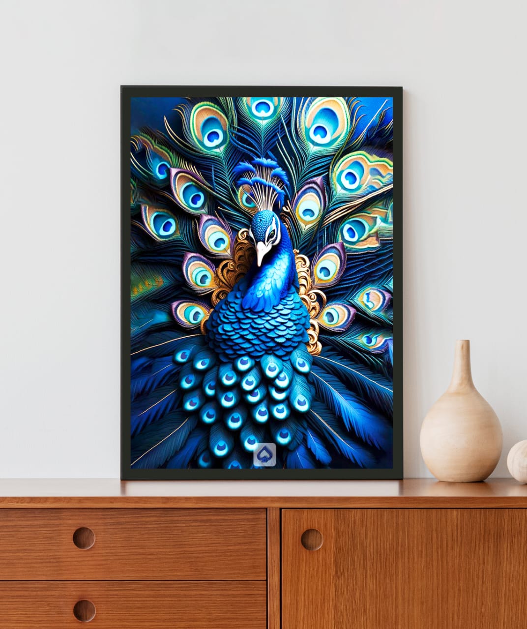 Peacock Acrylic LED Light Wall Art