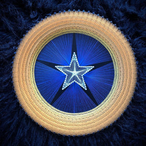 Star Effect String Wall Art