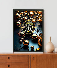 Load image into Gallery viewer, Almighty Allah Acrylic LED Light Wall Art
