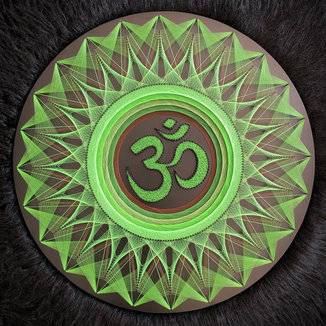 Evergreen OM String Wall Art