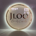 Custom Clear Acrylic Sign with Led Neon Light