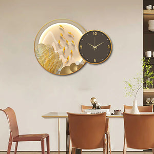 A Symphony of Time: The Brown Fish Themed Round Watch