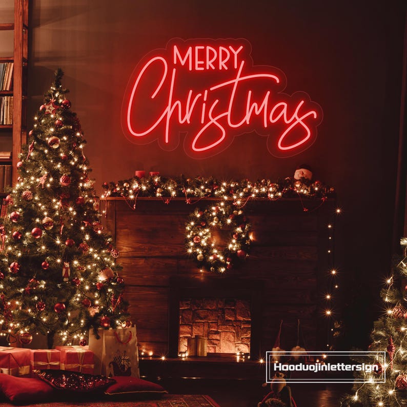 Attractive Merry Christmas Neon Sign