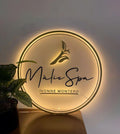 Custom Clear Acrylic Sign with Led Neon Light