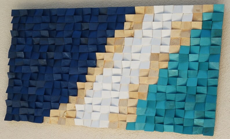 Acoustic Panel Wood Mosaic Wall Decor
