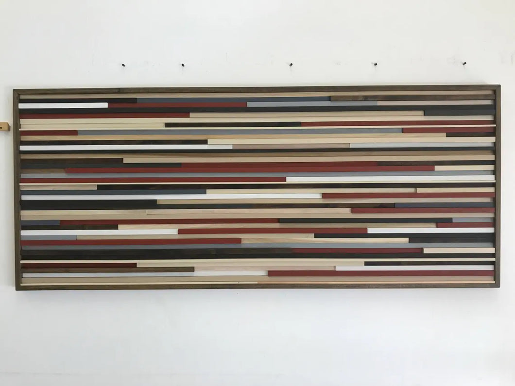 Atrika Wall Art Wood Mosaic Wall Decor