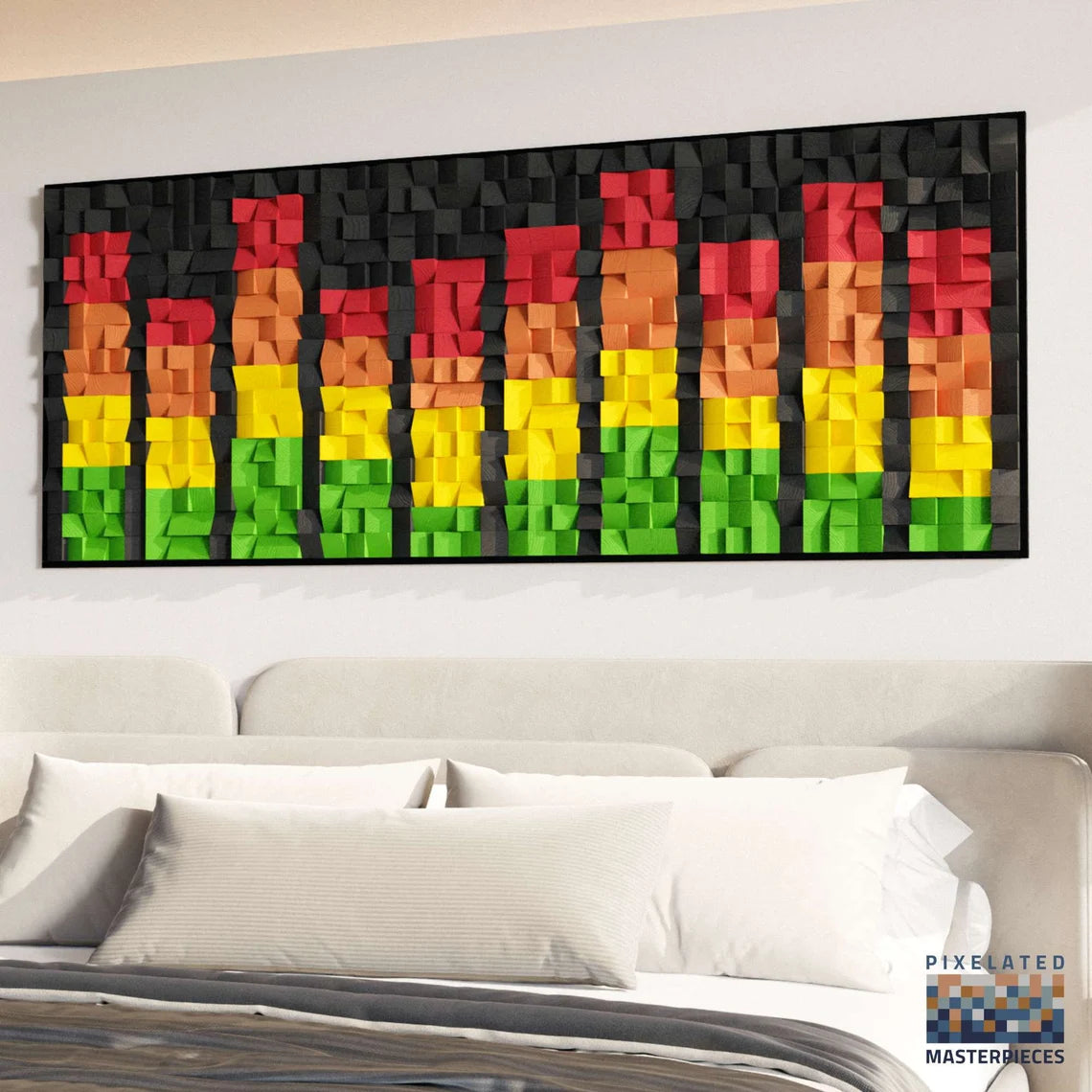 Audiometer 3D Wood Mosaic Wall Decor
