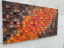 Load image into Gallery viewer, Basalt Wood Sound Diffusor Wood Mosaic Wall Decor
