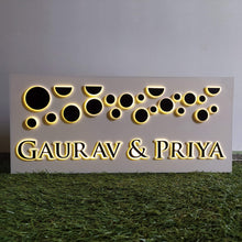 Load image into Gallery viewer, Beautiful Home Door Name Plate With Led Light
