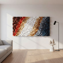 Load image into Gallery viewer, Beauty Of Meghalaya Wood Mosaic Wall Decor
