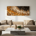 Black River Wood Mosaic Wall Decor