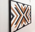 Boho Wood Mosaic Wall Decor