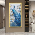 Charming Peacock Crystal Painting With LED