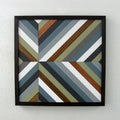 Chevron Wood Mosaic Wall Decor