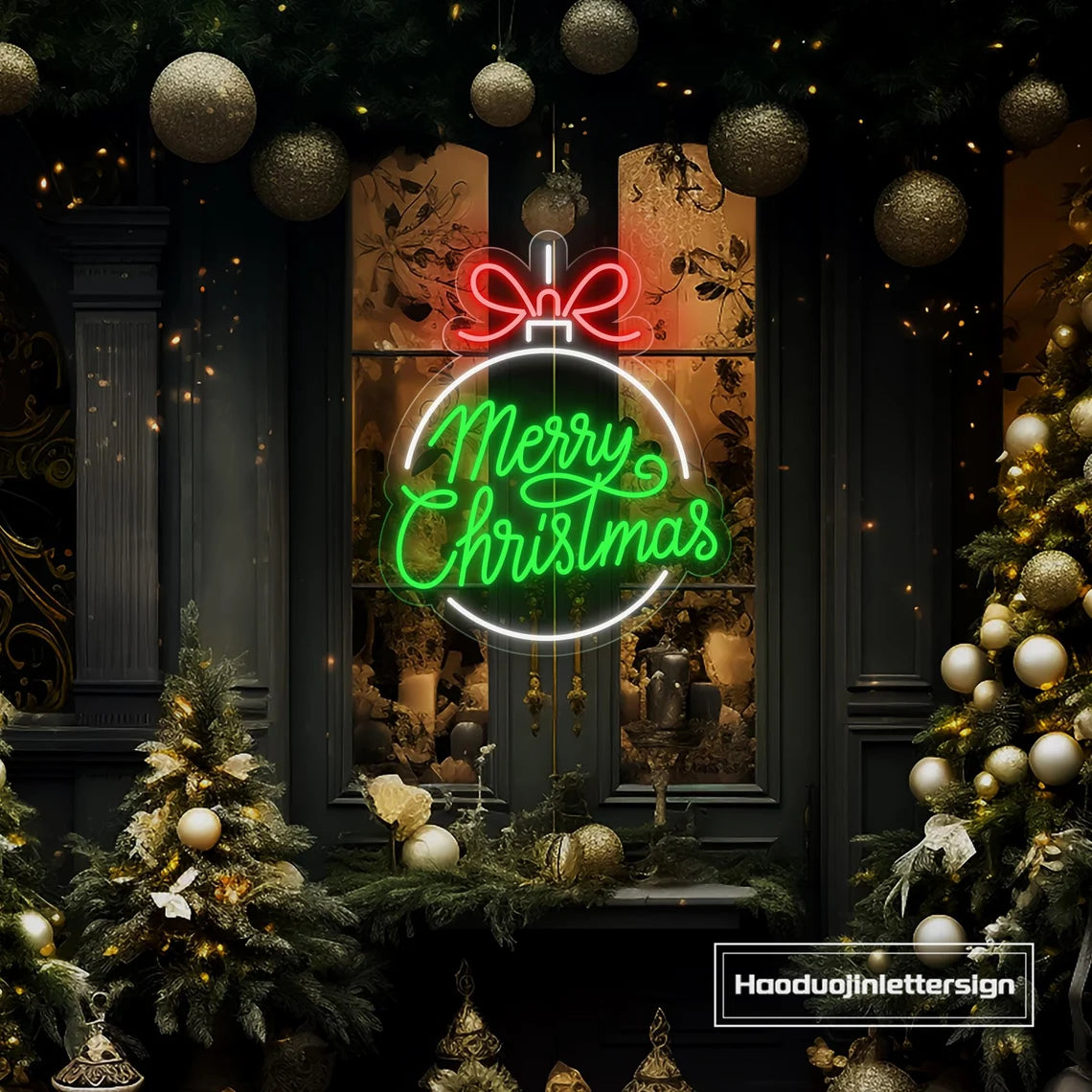 Christmas Ball Neon Sign
