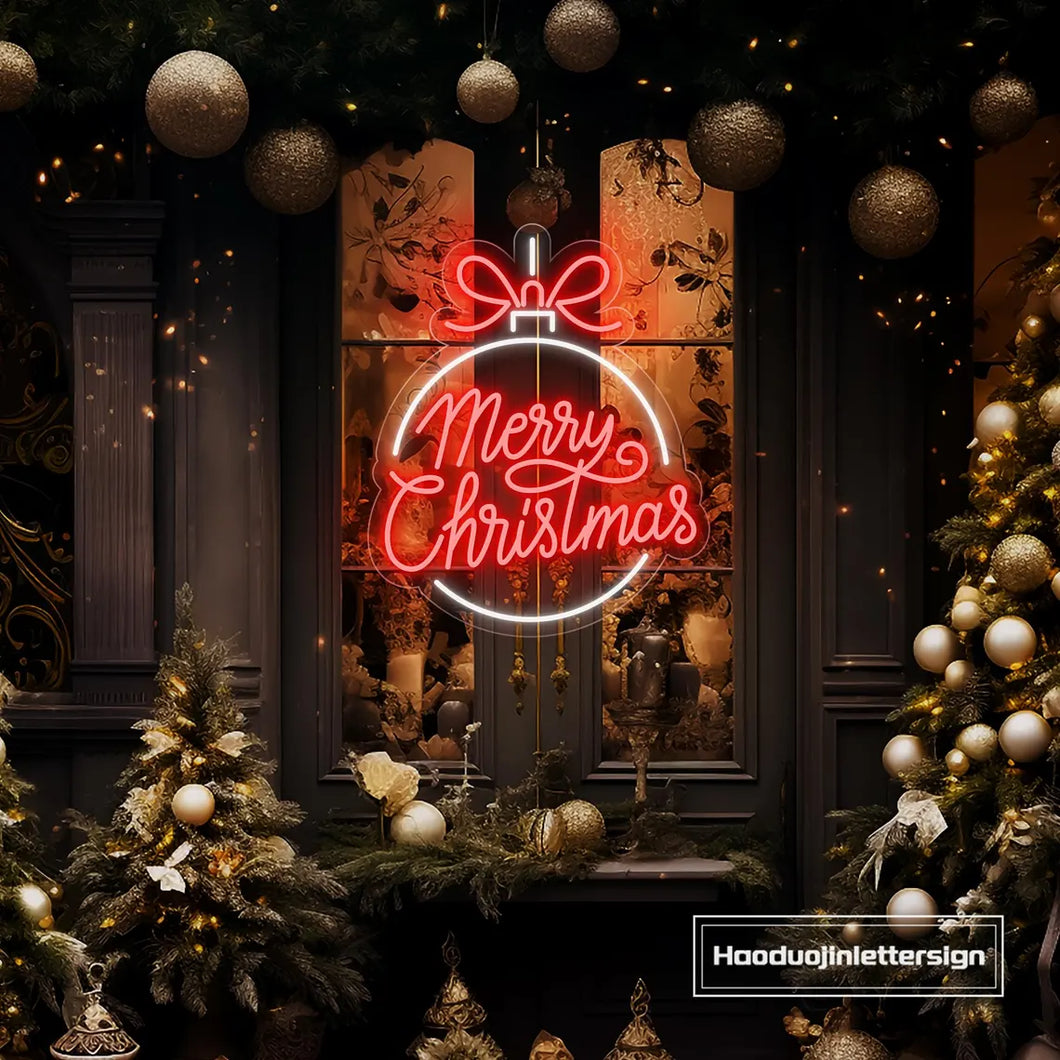 Christmas Ball Neon Sign