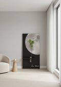 Creative Sandstone Imitation Plant Wall Art Led