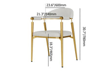 Load image into Gallery viewer, Curvice White Dining Chair
