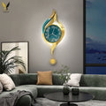 Golden Pheasant Metal Wall Clock