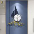 Victoria Crowned Metal Wall Clock