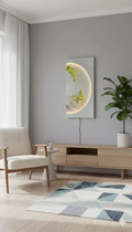 Decorative Sandstone Imitation Plant Wall Art Led