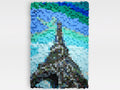 Eiffel Tower Wood Mosaic Wall Decor