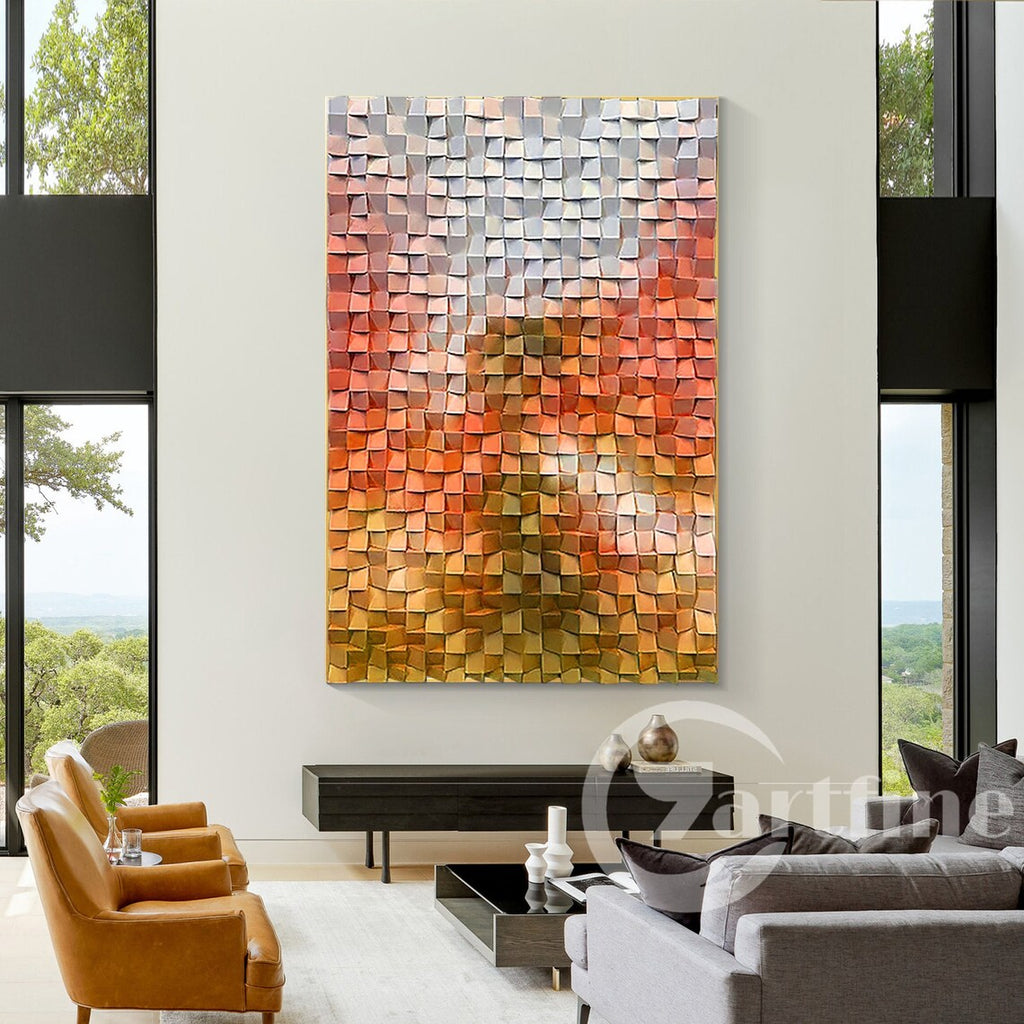 Emerging Dwan Wood Mosaic Wall Decor