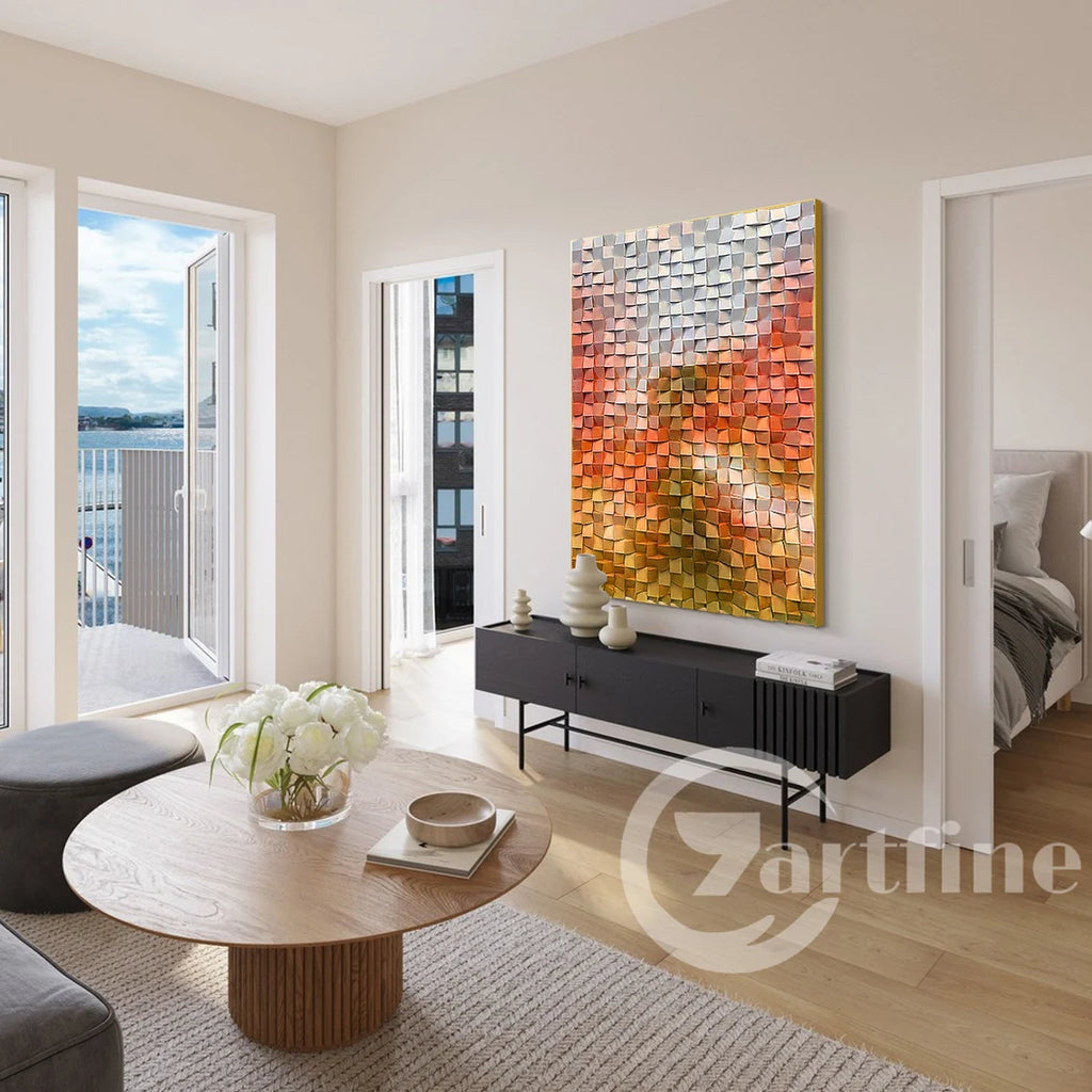 Emerging Dwan Wood Mosaic Wall Decor