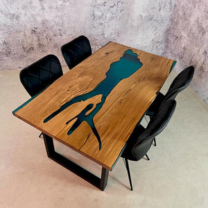 Panama Epoxy Resin Dining Table