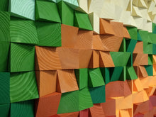 Load image into Gallery viewer, Fall Leaves Mosaic Wall Decor

