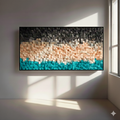 The River Bank Wood Mosaic Wall Decor