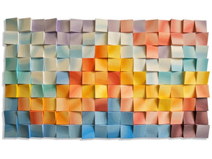 Gentle Daydream Wood Mosaic Wall Decor