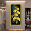 Glittering Gold Crystal Painting With LED