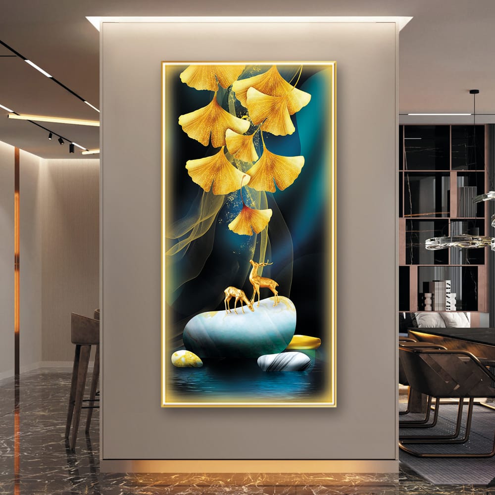 Golden Era Crystal Painting With LED