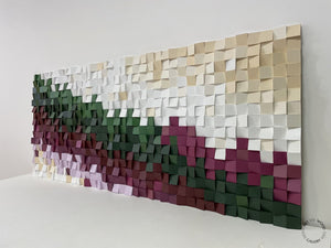 Green River Wood Mosaic Wall Decor