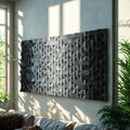 Handmade Modern Livewire Wood Mosaic Wall Decor