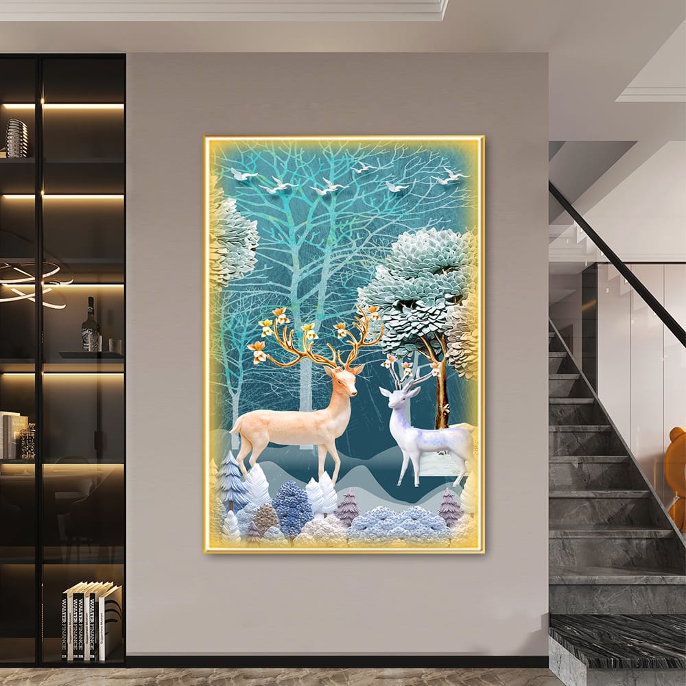 Happiness Crystal Painting With LED