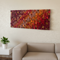 Heaven On Earth Wood Mosaic Wall Decor