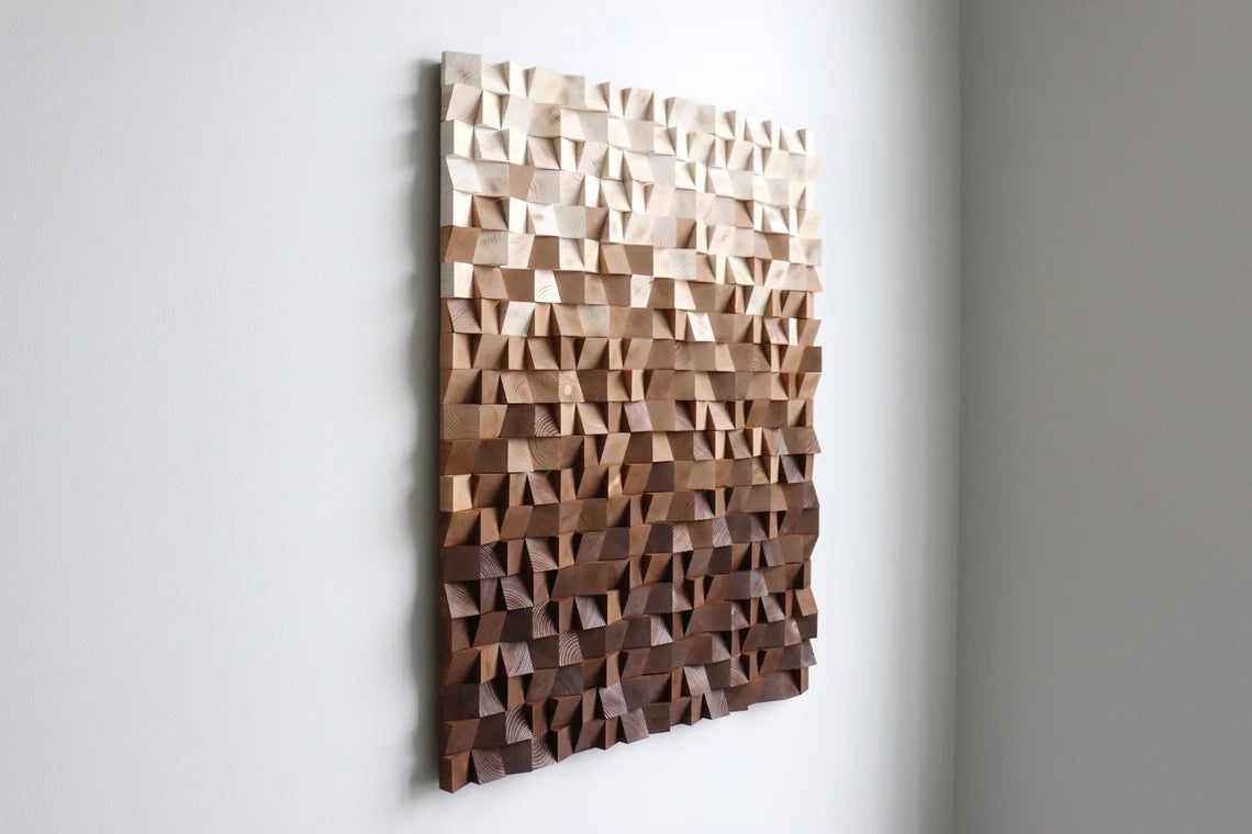 Hot Cocoa Wood Mosaic Wall Decor