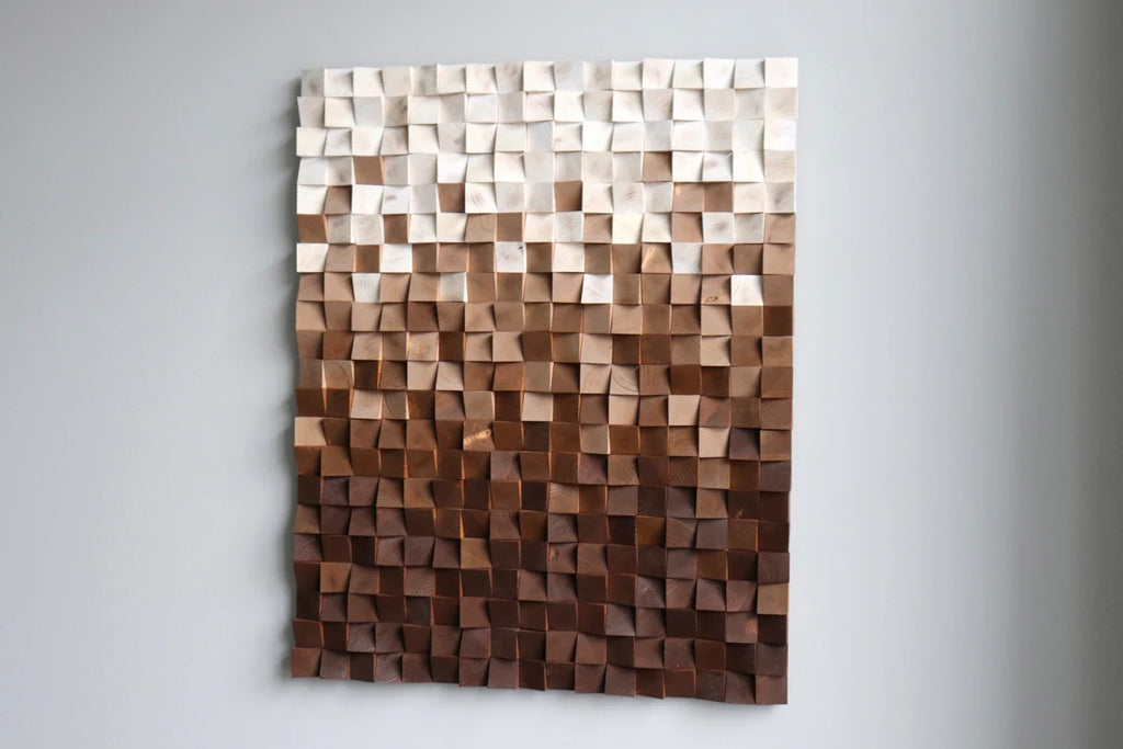 Hot Cocoa Wood Mosaic Wall Decor