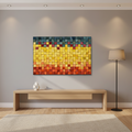 Sun Reflection Wood Mosaic Wall Decor