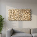 Wood Wall Sculpture Wood Mosaic Wall Decor