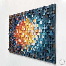 Load image into Gallery viewer, Space Odysey wood mosaic Wall Decor
