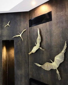 Exclusive Metal Wall Hanging Birds